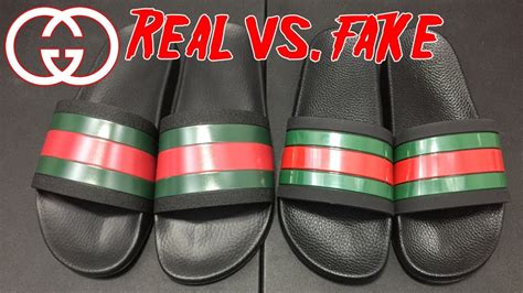 pink gucci slides real vs fake|gucci knockoff slides for men.